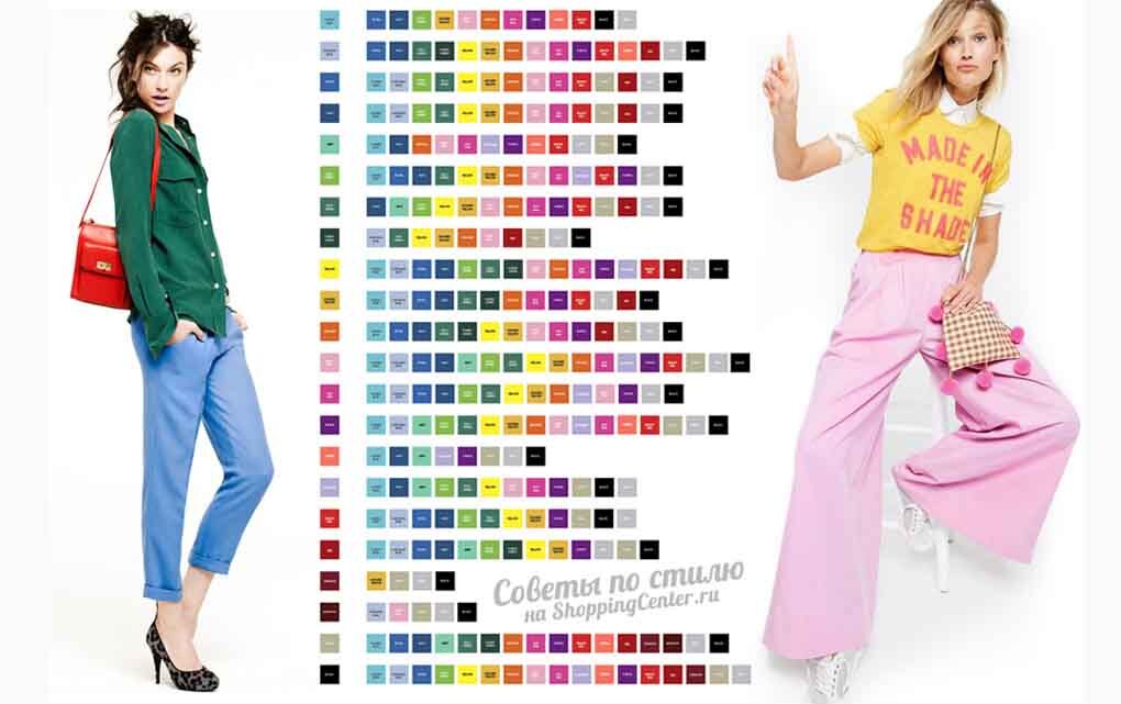 Какие цвета сочетаются в одежде